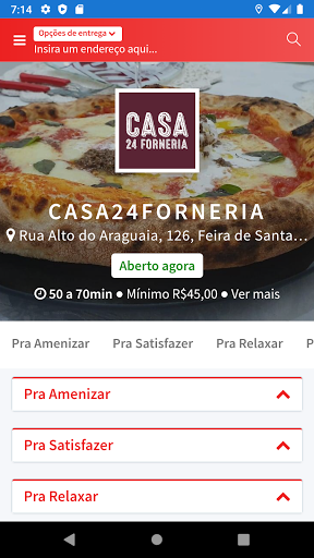 Android application Casa24Forneria screenshort