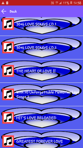 Android application Music Mp3 Love Songs screenshort