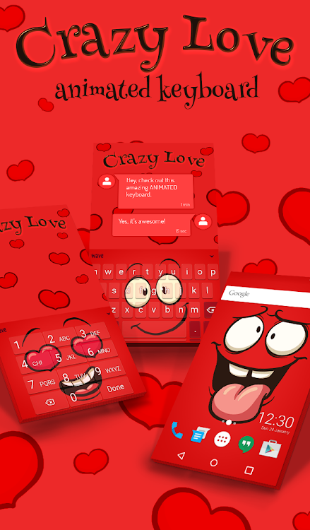Crazy Love Wallpaper HD Theme - 5.10.45 - (Android)