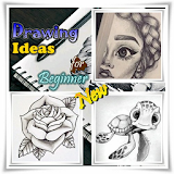 Creative drawing ideas for beginners icon