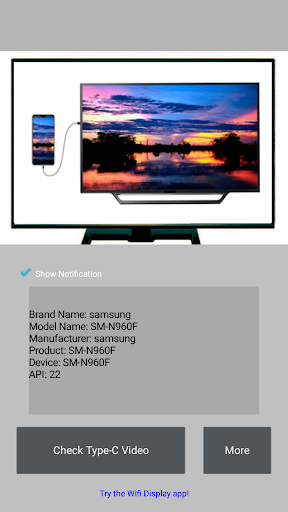 Android application Checker for Type-C Video screenshort