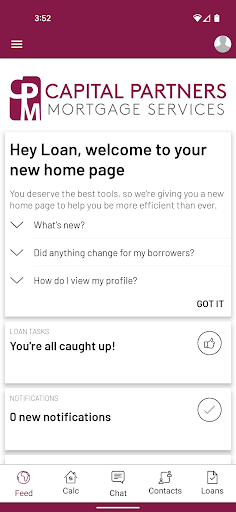 Android application E-Track Mortgages screenshort