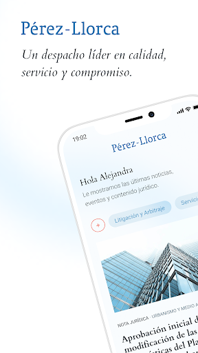 Android application Pérez-Llorca screenshort