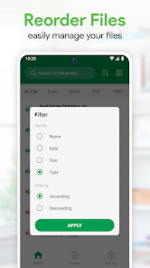 Captura 6 Spreadsheets office: XLS, XLSX android