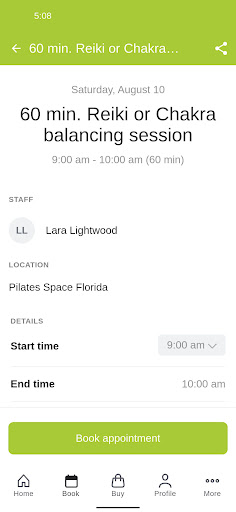 Pilates Space Florida Screen 3