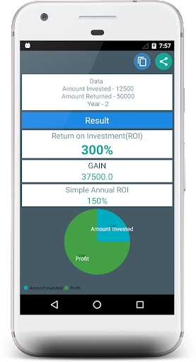 ROI Calculator Screen 2