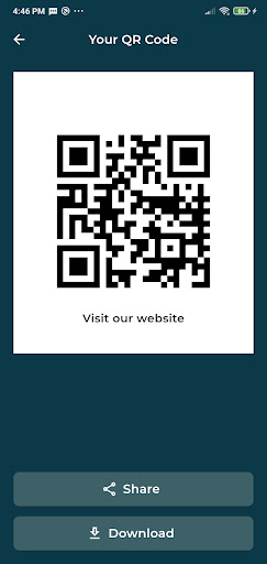 QRGenius: QR Code Generator Screen 3