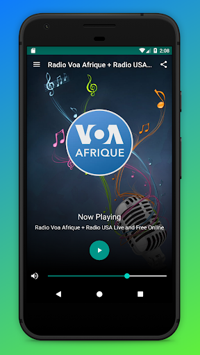 Android application Radio Voa Afrique USA Online screenshort