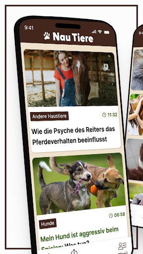 Android application Nau Tiere screenshort