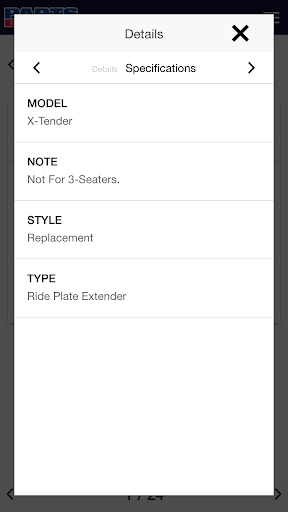 Parts Europe Inventory Search