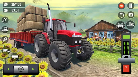 Farming Tractor Driving Sim.
