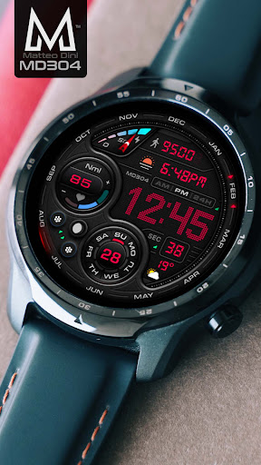 MD304 Digital watch face screenshot 11