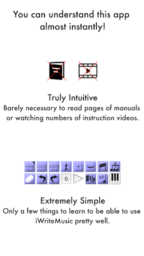 Android application iWriteMusic - music composer screenshort