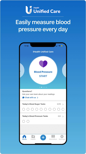 Screenshot of iHealth Unified Care