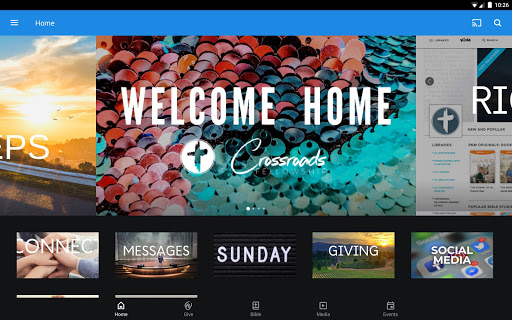 Screenshot of Crossroads Fellowship Houston
