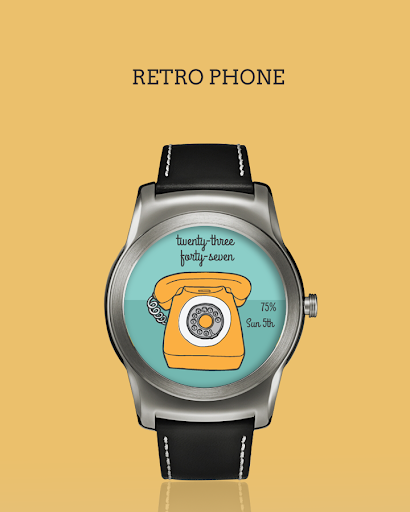 Retro Tech Watch Faces