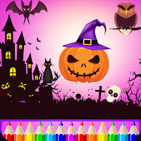 Halloween Coloring Games Coloring Book Painting