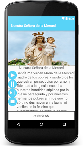 Android application Nuestra Señora de la Merced screenshort