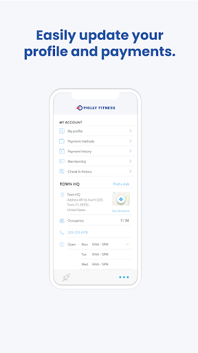 Screenshot of Philly Fitness