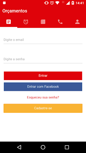 Android application Minas Brasil screenshort