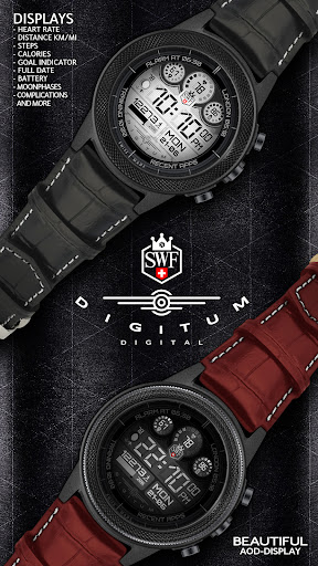 SWF Digitum Digital Watch Face Screen 2