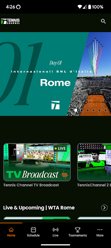 Tennis Channel Screenshot 1 - AppWisp.com