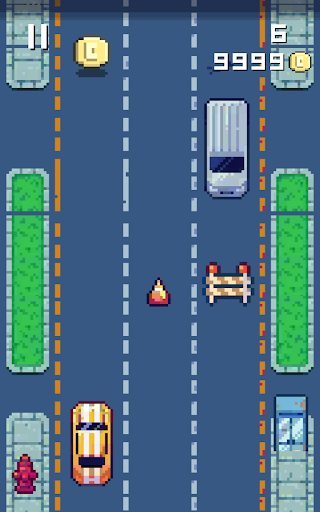 Android application DODGE THE TRAFFIC! screenshort