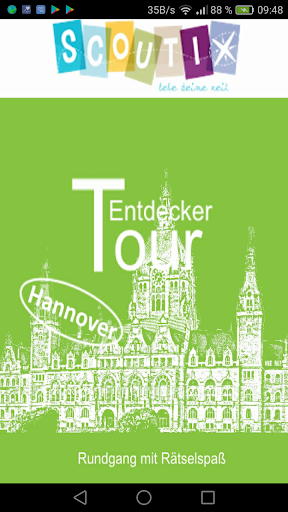 Android application Demo Hannover, Entdeckertour screenshort