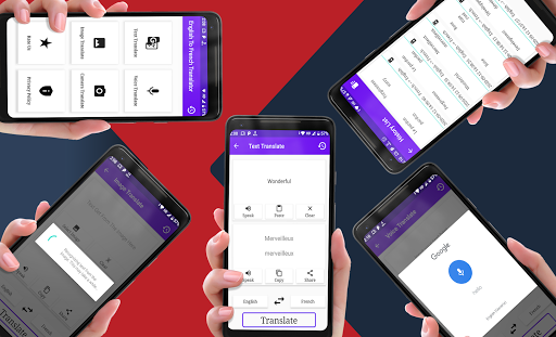Android application English To French Translator screenshort