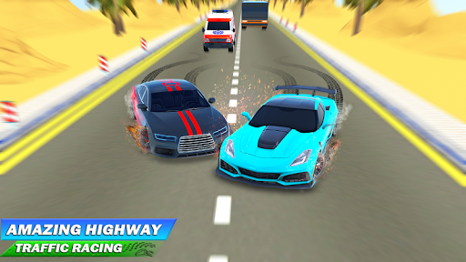 Highway Police Car Racing - Ambulance Simulator