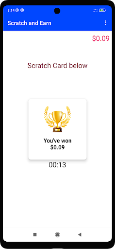 Scratch and earn Screen 3