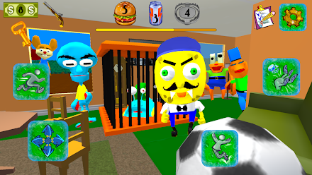 Sponge Neighbor Escape 3D Screen 2