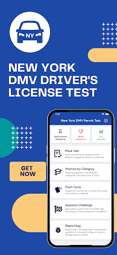 Android application NY DMV Driver's License Test screenshort