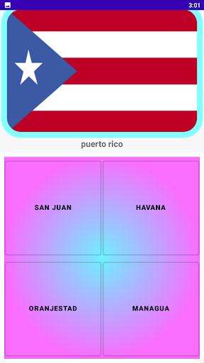 Capital Quiz Time Screen 3