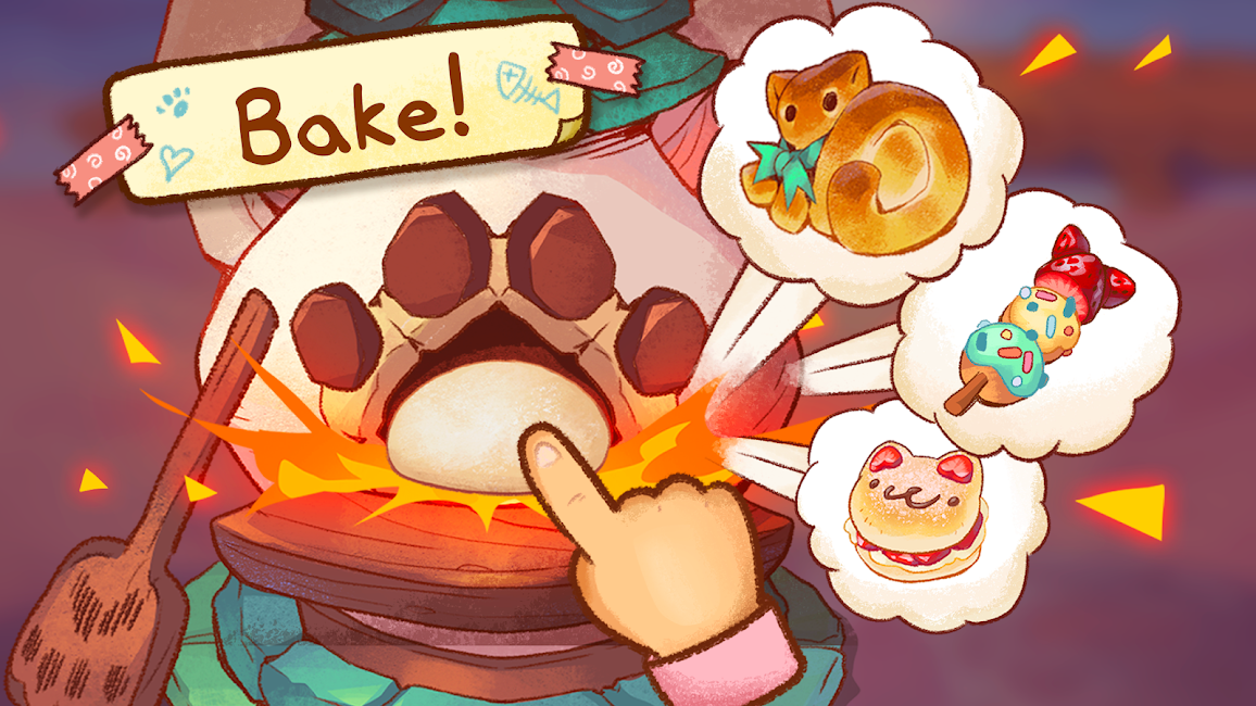 Campfire Cat Café mod apk menu