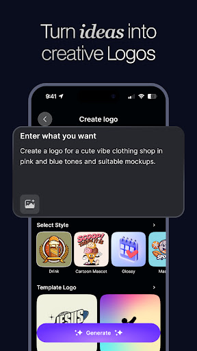 Screenshot of Canvart: AI Logo Generator