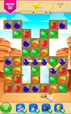 Juice Fresh Garden Match Saga - Screenshot 3