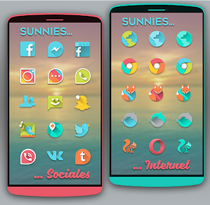 Imágen 2 Sunnies Iconos- Icon Pack android