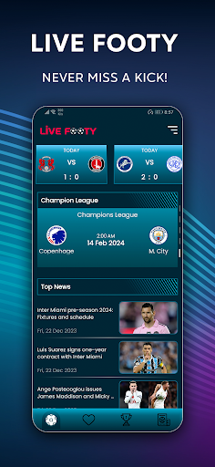 Android application Livefooty - Live Football TV screenshort