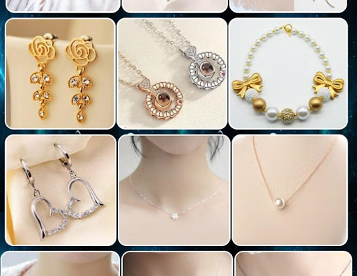 model of a womans necklace