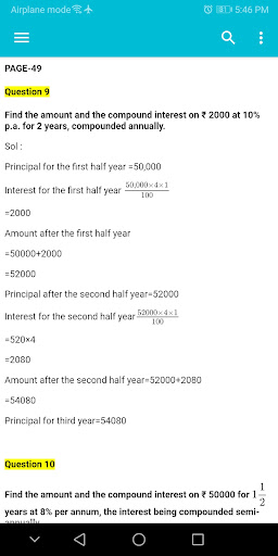 ML Aggarwal Solution Screen 3