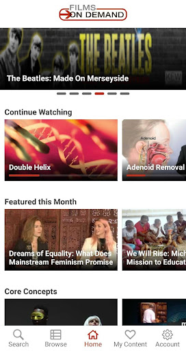 Android application Films On Demand screenshort
