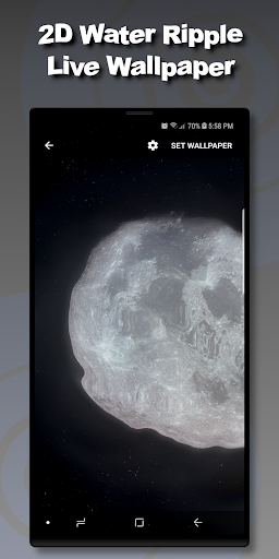 Android application Ripplez Water Ripple Wallpaper screenshort