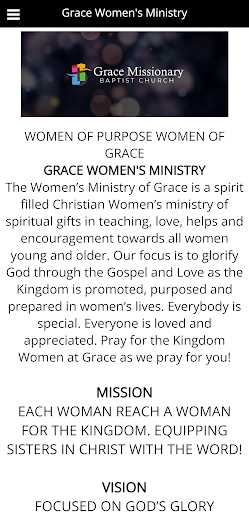 Grace Missionary Baptist Screen 2