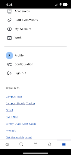 RMU Mobile Screen 3