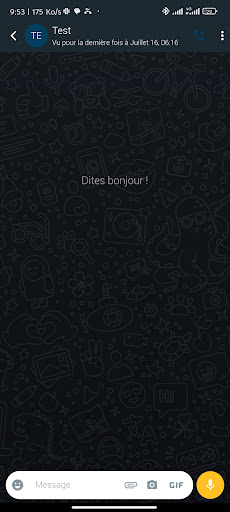 Android application GPChat screenshort