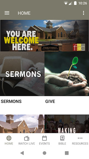 Android application Friendship Baptist Church-ATL screenshort