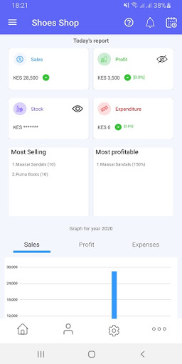 M-stores Inventory Master Screen 2