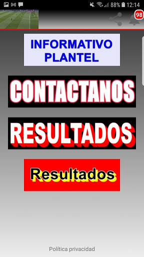 Campeonatos play TV en vivo Screen 3