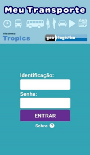 Android application Meu Transporte screenshort